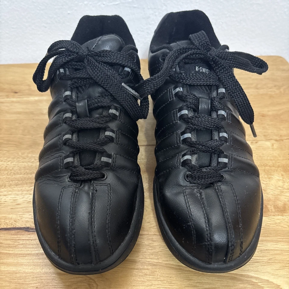 K-Swiss Low Classic Triple Black Varsity Sneakers Women’s Size 8 - Image 1 of 4