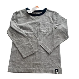 Gymboree Jungen 5 Langarmshirt grau marine neu mit Etikett - Bild 1 von 4