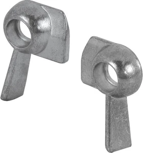 Prime-Line F 2612 Diecast, Right and Left Hand Sliding Window 1 Pack, Chrome - Picture 1 of 2