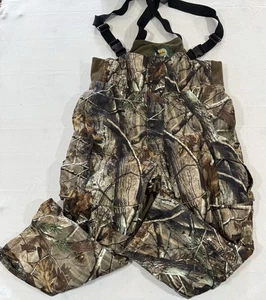 Cabelas Bib Overalls Men’s XL Camo RealTree Hunting Print Thinsulated Dry Plus - Picture 1 of 12