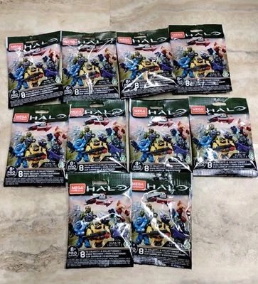 NEW 2020 Mega Construx HALO Infinite Series 2 Mini Figure Lot Of 10 - Image 1 of 2
