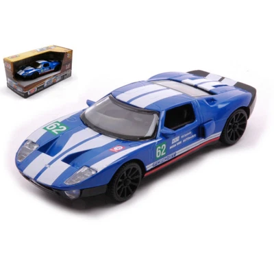 FORD GT RACING 1966 BLUE 1:43 Motormax Auto Competizione Modellino Nuovo - Immagine 1 di 3