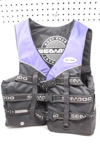 Sea Doo BRP Life Jacket (2X LARGE) XXL Skiing Vest Preowned Purple/Black - Picture 1 of 6