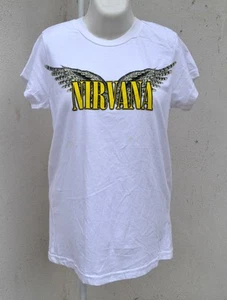 Camicia Nirvana DONNA Ali Licenza Nevermind 20° Anniversario Tg L - Foto 1 di 4