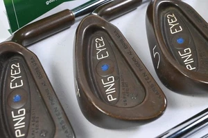 Ping Eye 2 BeCu Irons / 3-PW+SW / Blue Dot / Stiff Flex Karsten Shafts - Picture 1 of 7