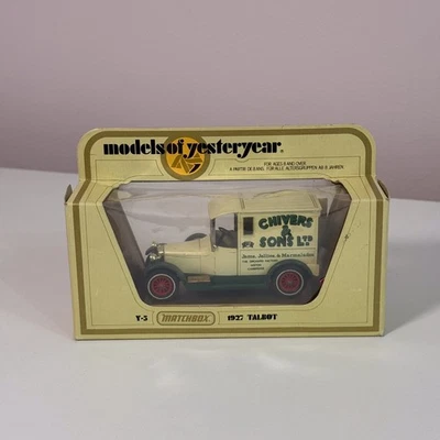 Matchbox Models of Yesteryear 1927 Talbot Van Chivers & Sons Y-5 47:1 Boxed - Image 1 of 4