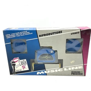 KARAOKE CANTATU CANTA TU BUNDLE MUSICLINE WALKMAN ANNI 80 + Casse # NIB EV - Picture 1 of 4