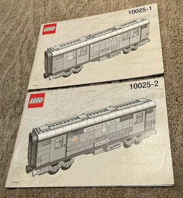 LEGO Trains: Santa Fe Cars-Set I 10025 - Instruction Manuals Only - Image 1 of 2