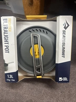 Sea to Summit Frontier Ultralight Pot - 1.3 Liters - NEW IN BOX / Ships Fast! - Image 1 of 4