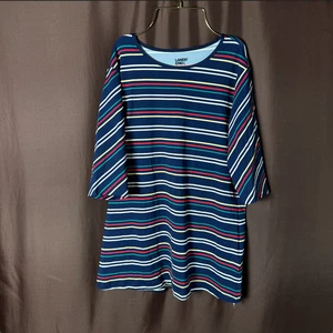 Lands' End Damen M LANG Ellenbogenärmel Rundhals Überwurf Schwimmen Tee Rash Guard St - Bild 1 von 6