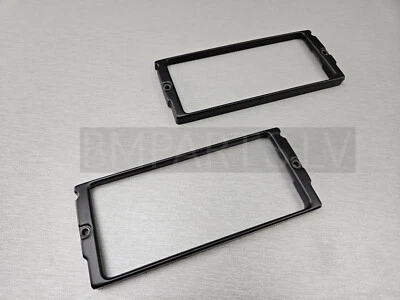 2x NEW GENUINE BMW E30 E28 E24 E23 FOG LIGHT GLASS HOLDING FRAME 63171375051 - Image 1 of 4