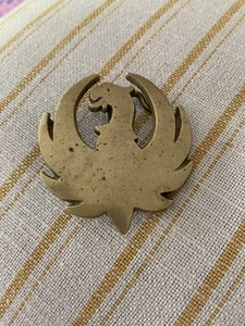 Fibbia vintage BBB Eagle/Pheonix 79 ottone Taiwan ROC - Foto 1 di 5