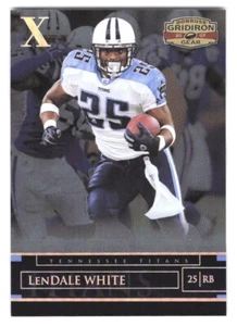 2007 Donruss Gridiron Gear - Silver Holofoil X's #87 LenDale White /250 Titans - Picture 1 of 2