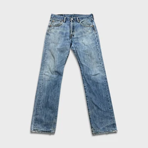 Levi's 501 Jeans Mens 29x32 Blue Original Fit Straight Light Wash Denim Pants - Picture 1 of 13
