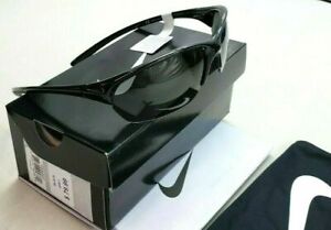 Nike Men's Sport Sunglasses Black Skylon EXP2 EV0595 Soft Pouch Italy New MRP$80