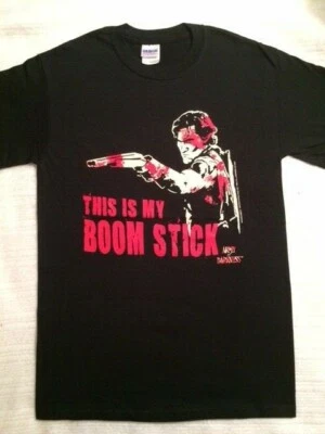 Army of Darkness This is My Boomstick Ash/ Bruce Black T-shirt Official Licensed - Image 1 of 3