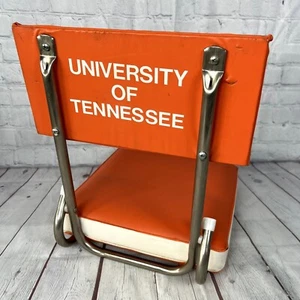 Vintage Stadium Seat Tennessee Volunteers University Folding Bleacher Chair - Picture 1 of 20