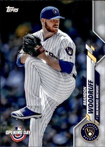 2020 Topps Opening Day #4 Brandon Woodruff NM-MT Brewers