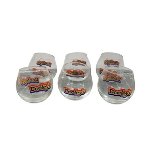Set of 6 Dooley’s Toffee Tipper Liqueur Weighted Bottom Shot Glasses - Picture 1 of 6