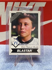 ¡NUEVO! Tarjeta de novato Elon Musk Blastar #15 G.A.S. Tarjeta coleccionable 1 de 1784 rara Tesla  - Imagen 1 de 2