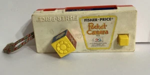 Vintage FISHER PRICE POCKET CAMERA #464 Pretend Toy Camera - Picture 1 of 5