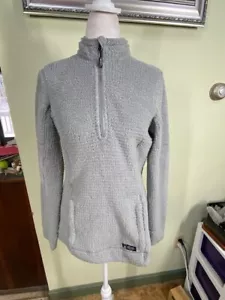Eastern Mountain Sport Sz S Gray Polartec Fleece 1/2 Zip Pullover Jacket Outdoor - Picture 1 of 11