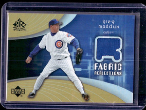 2005 Upper Deck Reflections Greg Maddux Jersey Game Used Cubs