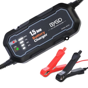 20PCS SAE Car Battery Charger Maintainer 12V 1.5A Automatic Smart Pulse Repair - Picture 1 of 12