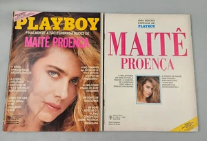 Playboy Brazil Magazine February 1987 + Maite Proenca Supplement - Foto 1 di 5