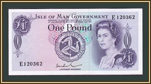 Isle of Man 1 pound 1976 P-29 (29d) XF / a-UNC - Picture 1 of 4