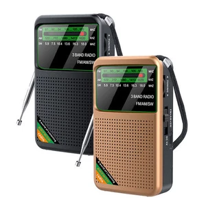 Radio portátil AM FM Pocket Pocket Radio Digital Tuning Todos los - Imagen 1 de 12