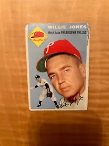 1954 TOPPS BASEBALL #41 WILLIE JONES!! $1 SHIPPING!! - Picture 1 of 2