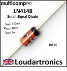 1N4148 Small Signal High Speed Silicon Switching Diode. UK Seller Fast Delivery