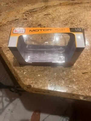 Maisto Ducati Monster 696 Motorcycle, Red 1:12 Scale Diecast Model empty box - Image 1 of 2