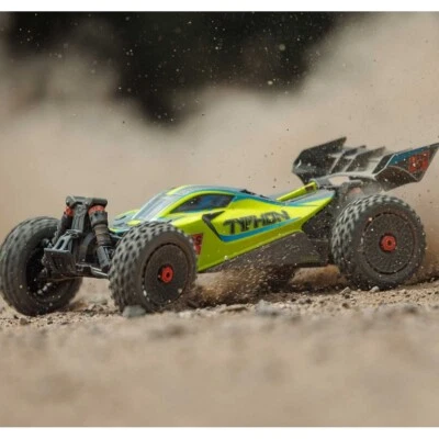 Arrma ARA4306V4T2 1:8 TYPHON 223S BLX Brushless 4X4 Buggy RTR mit DSC Gelb - Bild 1 von 4