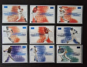 2000 Skybox Baseball Speed Merchant Insert Incomplete Set 9 of 10 Cards - Picture 1 of 5