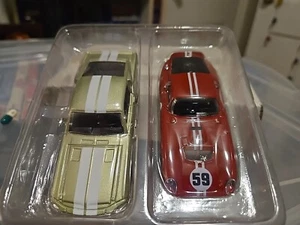 NUOVO Road Signature 1:43 1968 Shelby Cobra Gt500 KR & 1965 Shelby Daytona Coupé - Foto 1 di 8