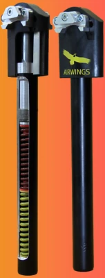 Comfort1Plus gefederte Sattelstütze 320mm schwarz Patent - Bild 1 von 4