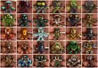 Choisissez 1 x ensemble de figurines amples Million Warriors Series 1 affichage minuscule NEUF