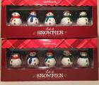 2013 SET OF 2 BOXES OF HALLMARK LET IT SNOWMEN ORNAMENTS - 10 ORNAMENTS IN ALL