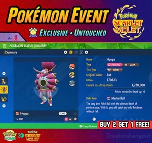 Hoopa Event 💎 Pokémon GO Special Research Event | Pokemon Scharlachrot und Violett - Bild 1 von 11