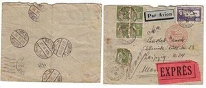 52751 Luftpostbrief von Paris nach Leipzig 1933 - Bild 1 von 1