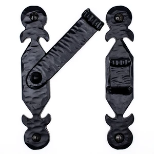 5.25" Flip Bar Latch Lock For Doors, Gates & Furniture Iron Forged in Mexico - Picture 1 of 6