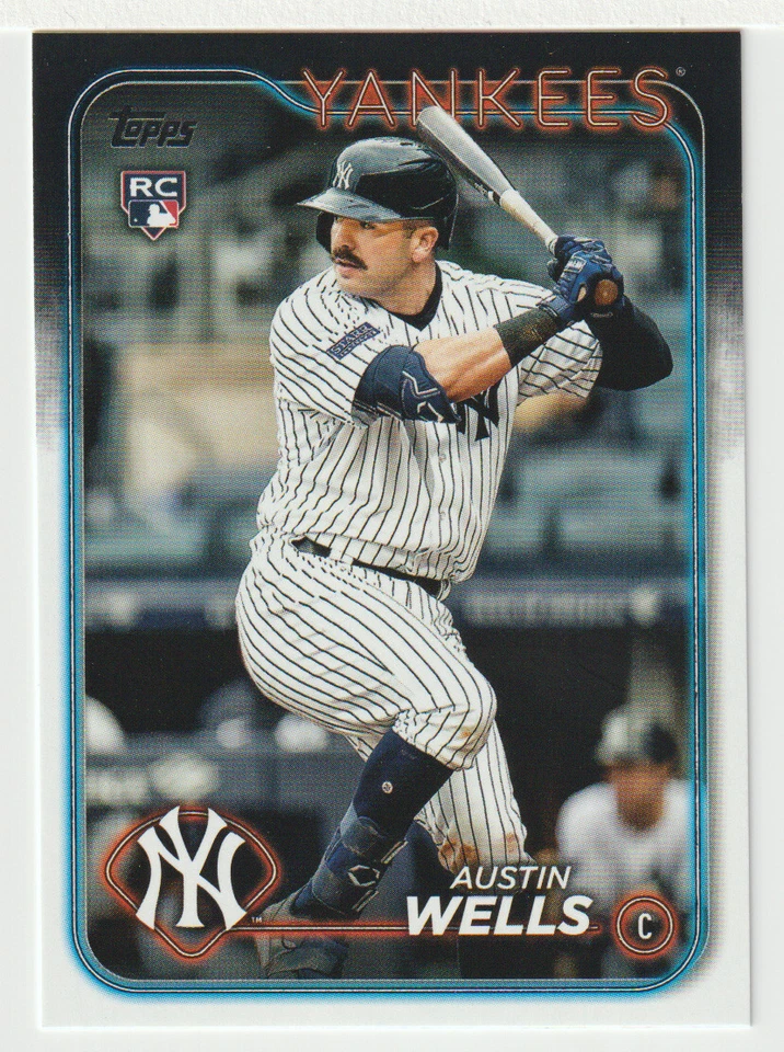 Austin Wells RC - New York Yankees (Baseball Card) 2024 Topps # 624 Mint - Image 1 of 1