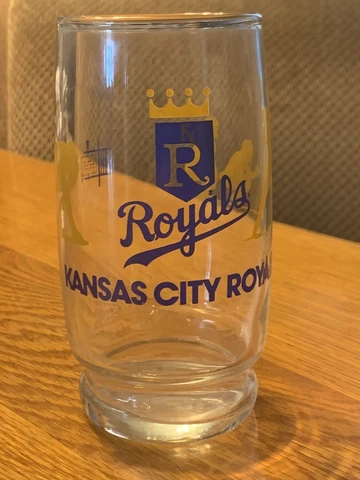 Kansas City KC Royals Glass Vintage Old 1970s Ihop George Brett Beer Cover