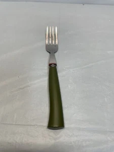 Oneida Color Trends Green 18/10 Stainless Flatware Plastic Handle Fork - Picture 1 of 3