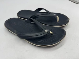 Crocs Crocband Flip-Flop Sandals Unisex Slip-On Lightweight Thong 9 Men/11 Women - Picture 1 of 4