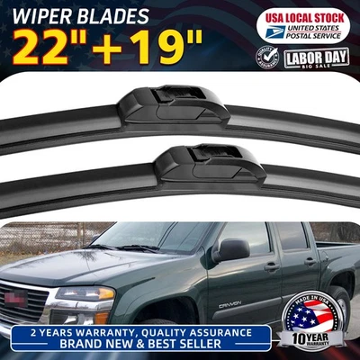 Limpiaparabrisas tamaño 22"+19" reemplazo para Chevrolet Colorado 2004-2012 Foto 1 de 4