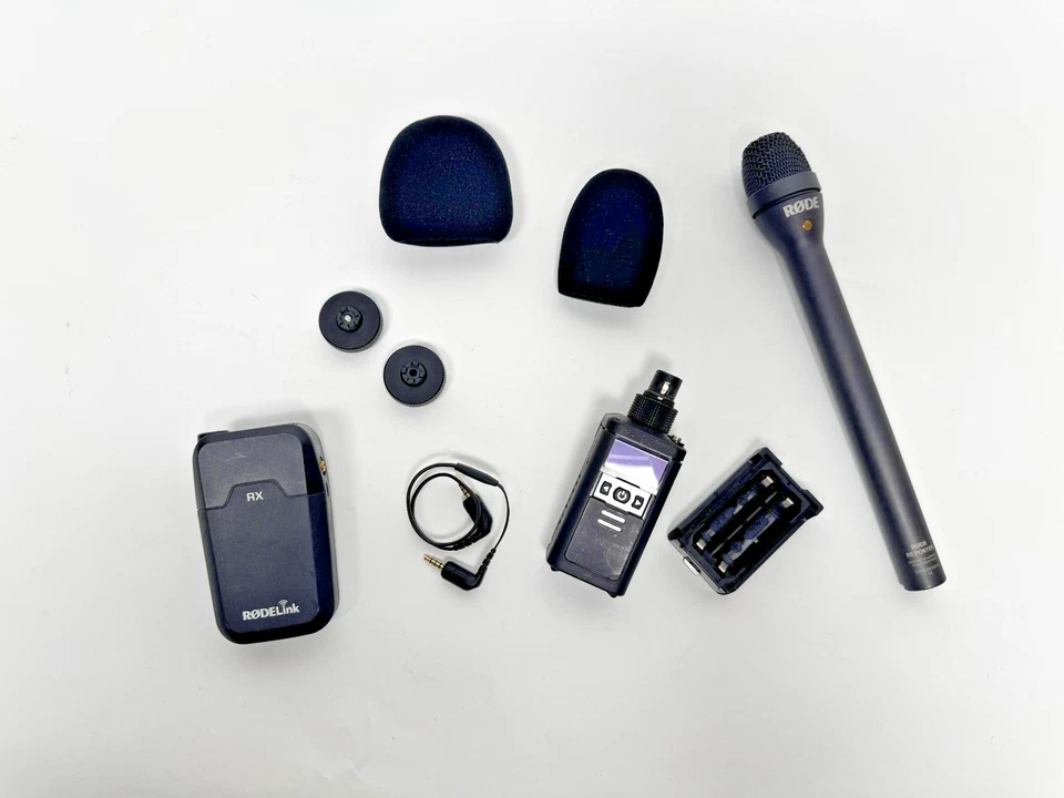 🔥 Micrófono Rode Reporter 🎤 Con paquete de transmisor y receptor inalámbrico RodeLink 🎧 Foto 1 de 4