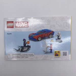 Lego Marvel 76279 Spider Man Race Car Instruction Manual Guide Booklet Only - Picture 1 of 4